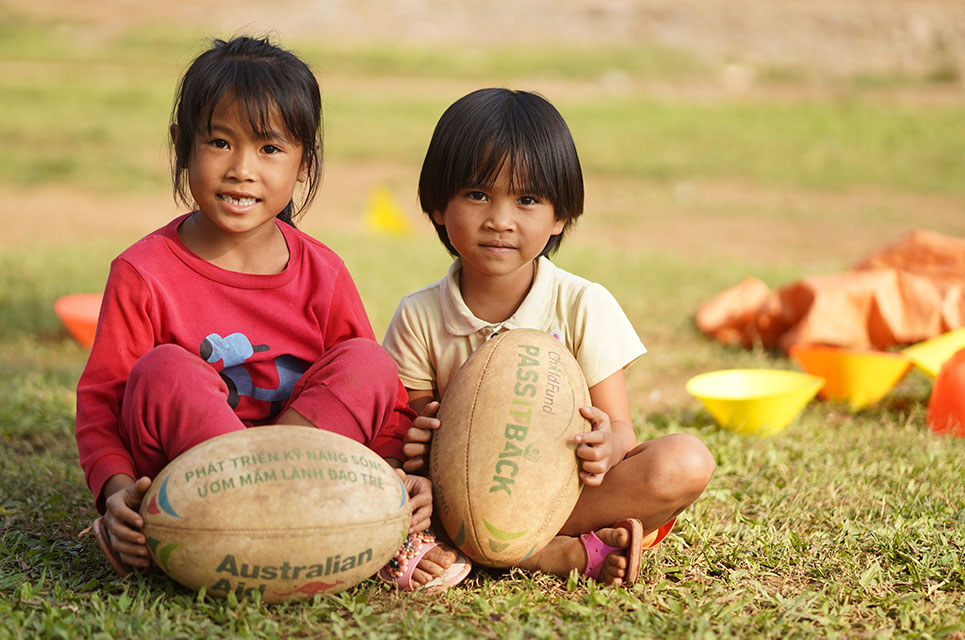 Children in Laos